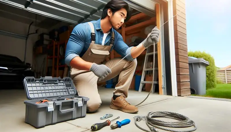 Garage Door Cable Repair — Ballena