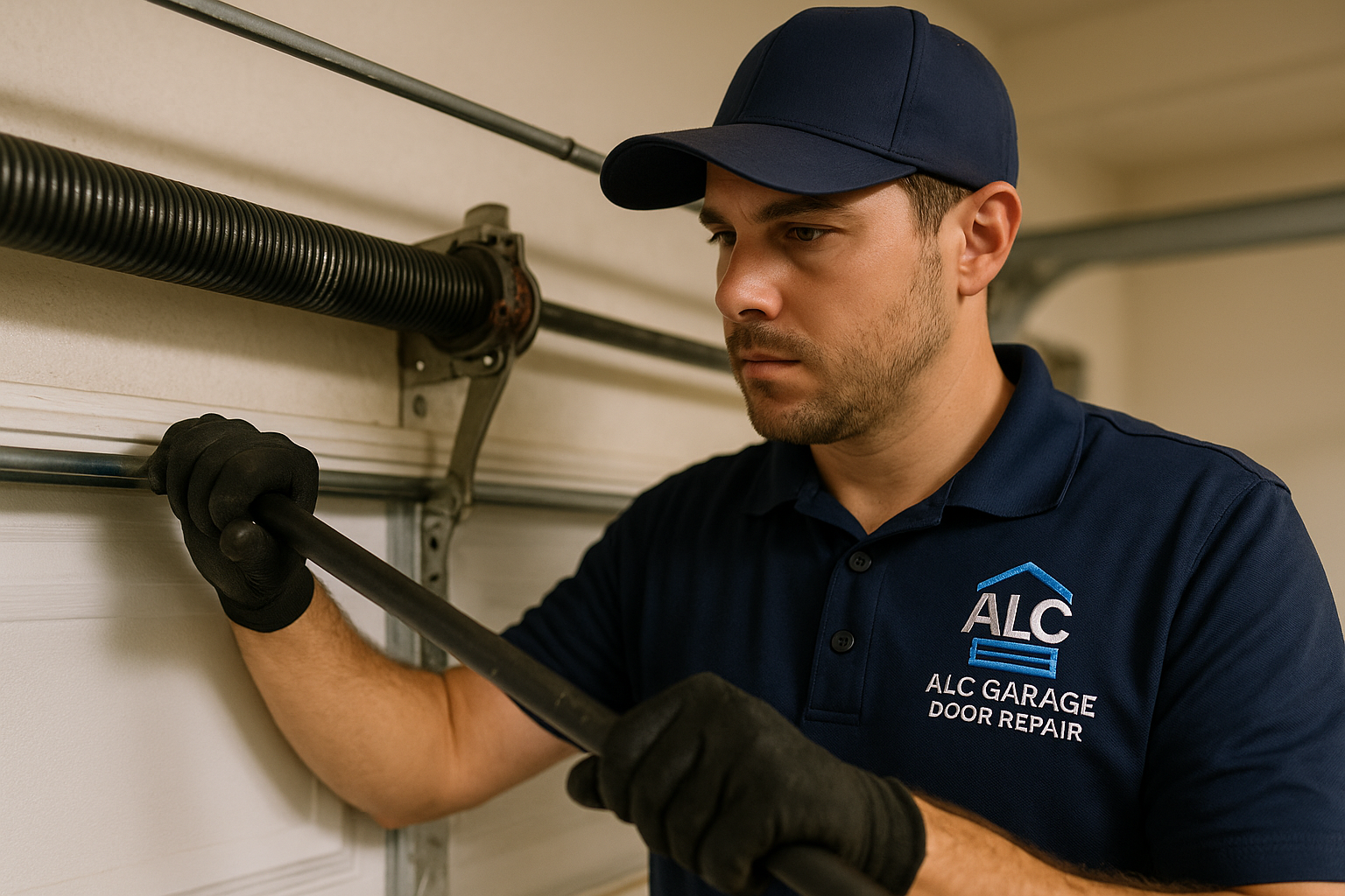 Garage Door Spring Repair in Ramona