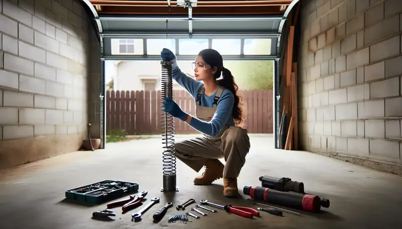 Garage Door Spring Repair — Cohanga