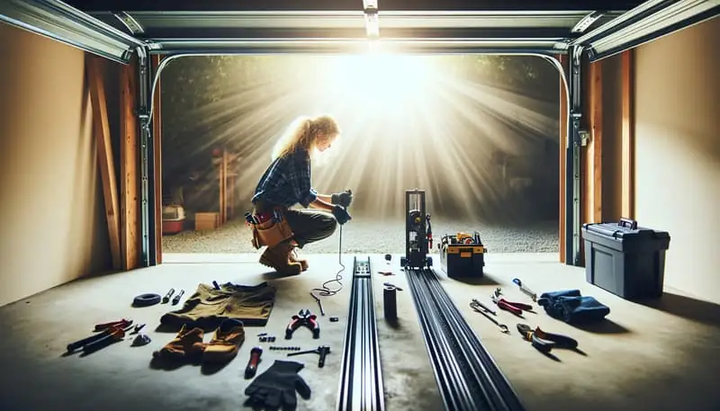 Garage Door Track Repair — La Jolla Amago