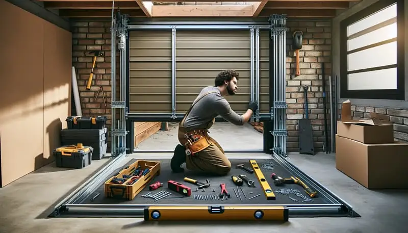 Garage Door Track Repair — Julian